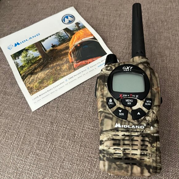 Midland GXT 1000 Series Walkie Talkie   2 Pack, NEW - Picture 2 of 10